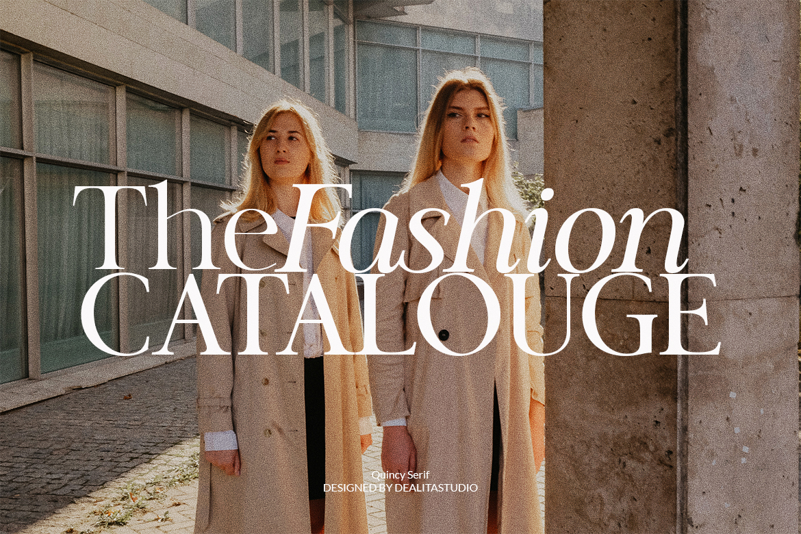 High contrast variable serif font for fashion branding