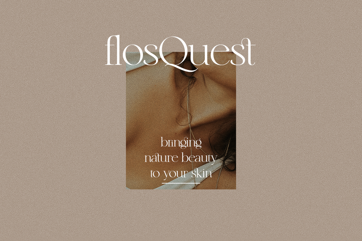 Modern serif font for high-end fashion magazine layout
