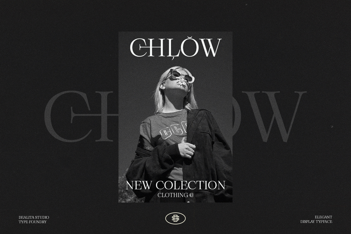 Modern ligature serif for vogue style fashion editorial layout