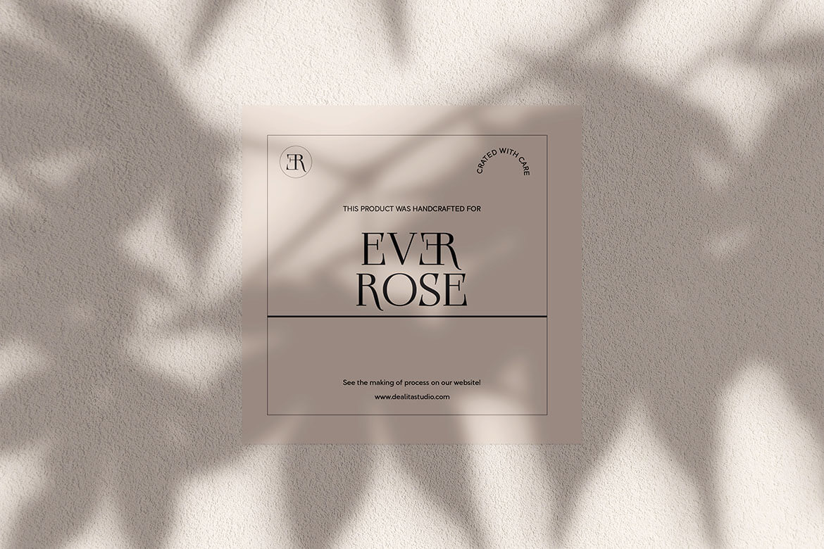 Sleek modern serif font for lifestyle and beauty branding