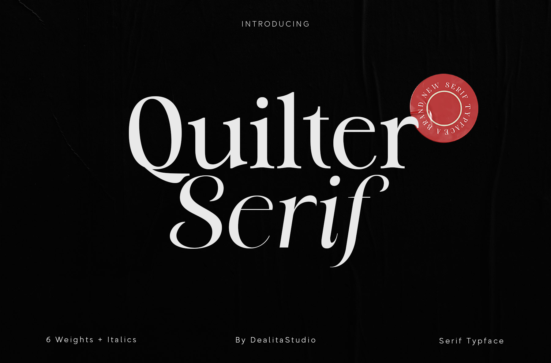DS Quilter luxury variable serif font elegant typography showcase