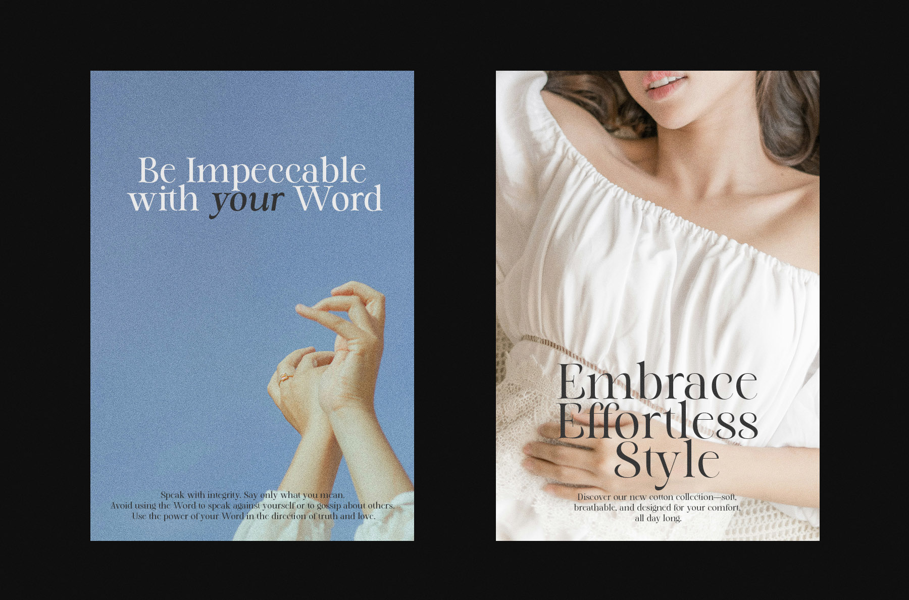 Editorial Layout With Ds Quilter In Magazine Headline And Body Text